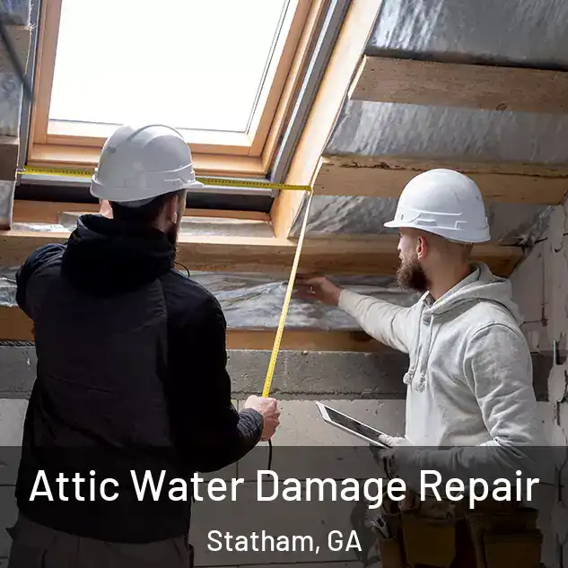 Attic Water Damage Repair Statham, GA