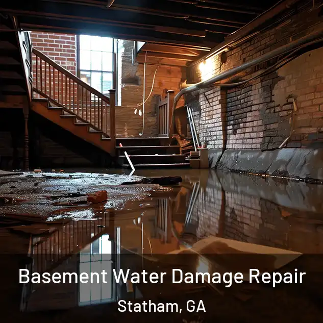  Basement Water Damage Repair Statham, GA