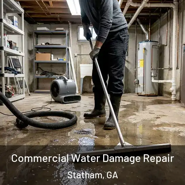  Commercial Water Damage Repair Statham, GA
