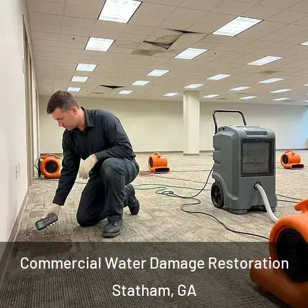  Commercial Water Damage Restoration Statham, GA