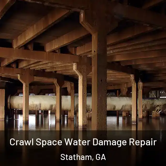  Crawl Space Water Damage Repair Statham, GA