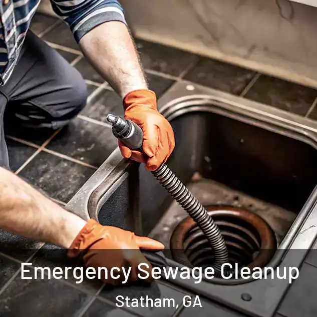  Emergency Sewage Cleanup Statham, GA