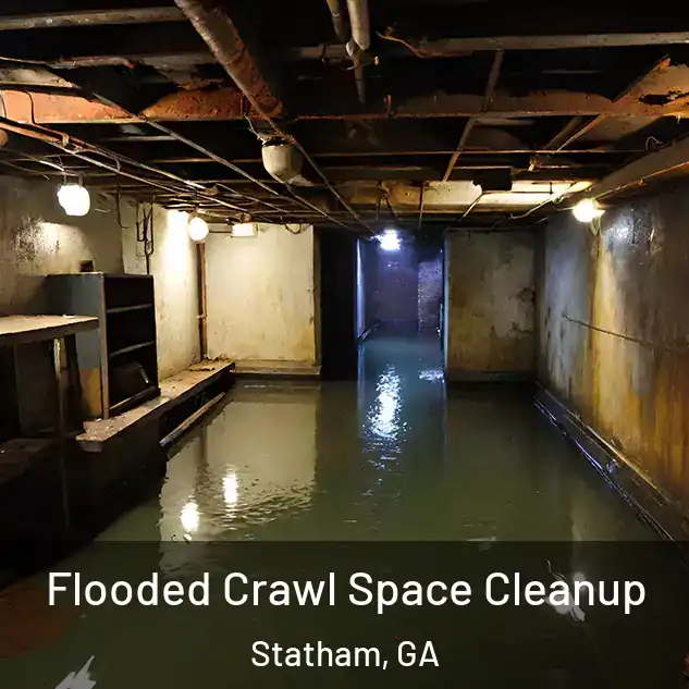  Flooded Crawl Space Cleanup Statham, GA