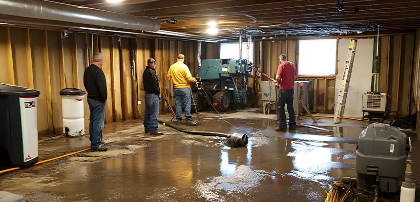 Commercial Water Damage Cleanup in Statham