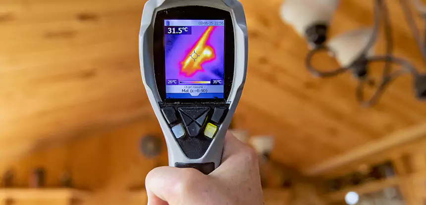 Infrared Camera Roof Leak Detection in Statham