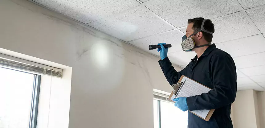 Ceiling Water Damage Inspection in Statham