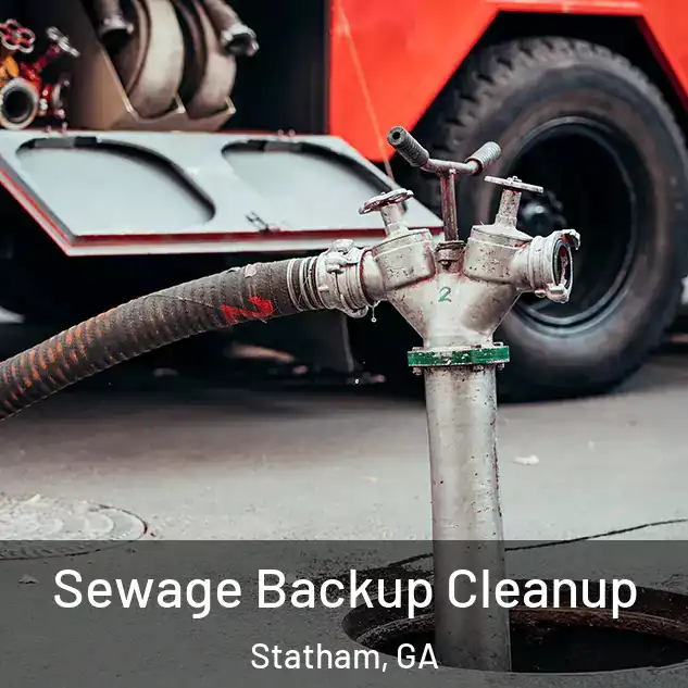  Sewage Backup Cleanup Statham, GA
