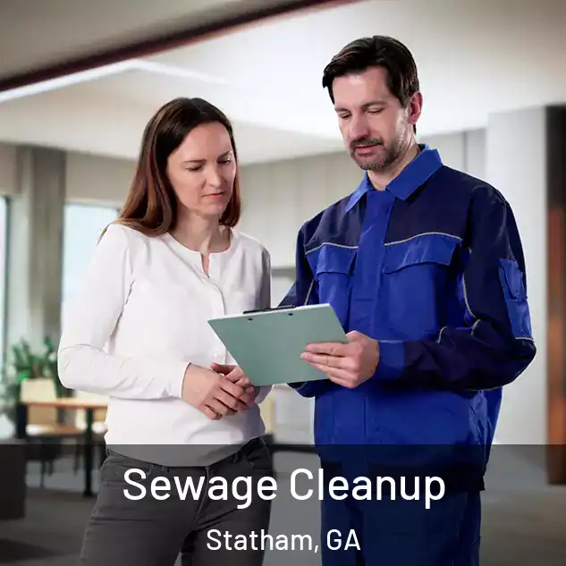  Sewage Cleanup Statham, GA