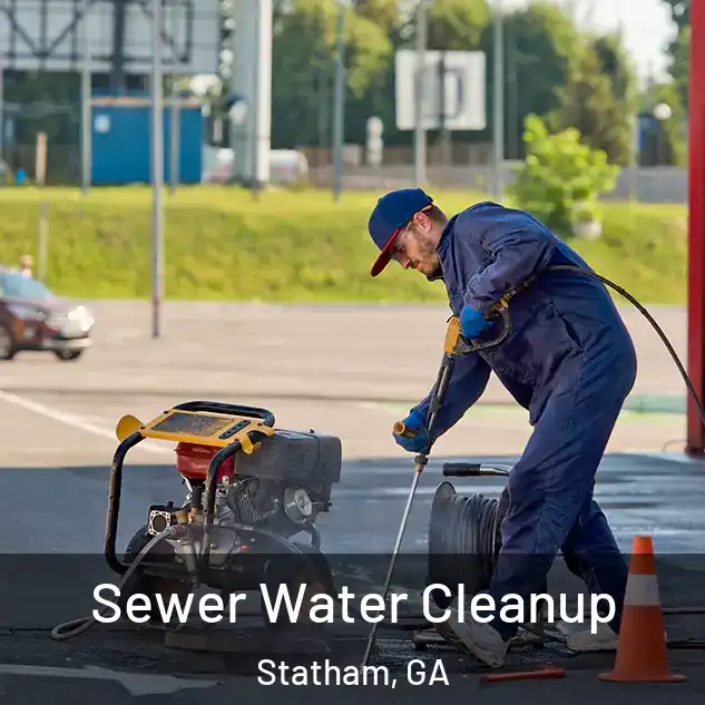  Sewer Water Cleanup Statham, GA