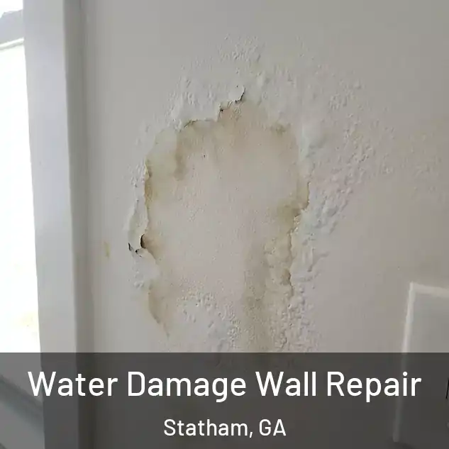  Water Damage Wall Repair Statham, GA